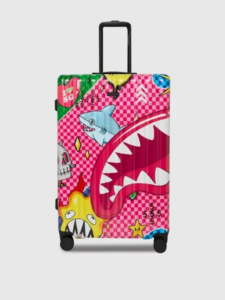Детский чемодан Sprayground розовый