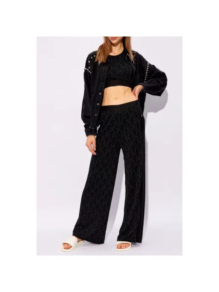 Top Palm Angels z logo czarny