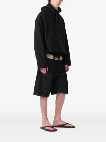 Pantaloni scurți Studio Nicholson negru