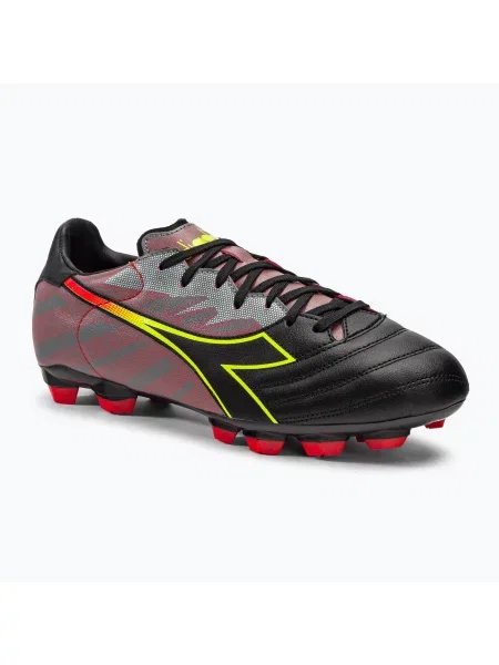 Bărbați Diadora Brasil Elite Veloce R LPU ghete de fotbal și roșu negru