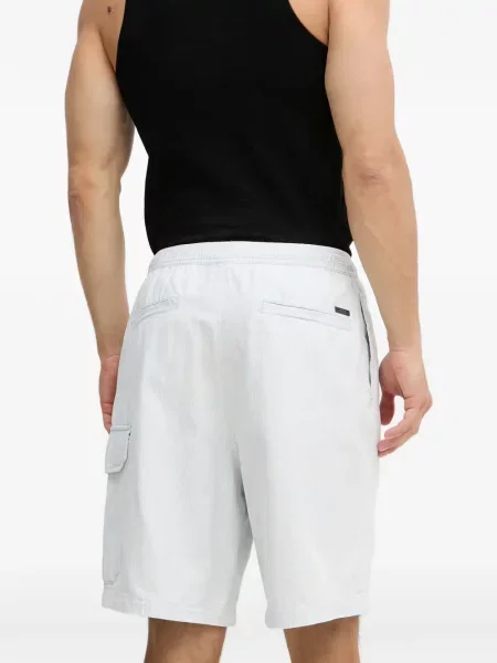 Pantaloni scurți cargo Armani Exchange albastru