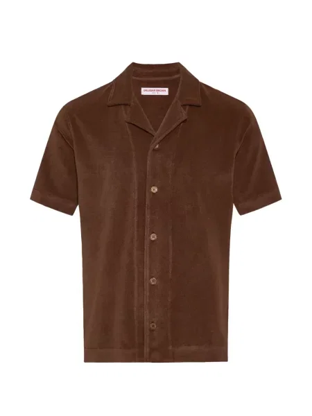 Cămașă Orlebar Brown maro