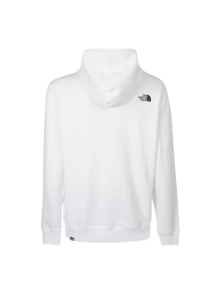 Bluza z kapturem The North Face z kapturem biała