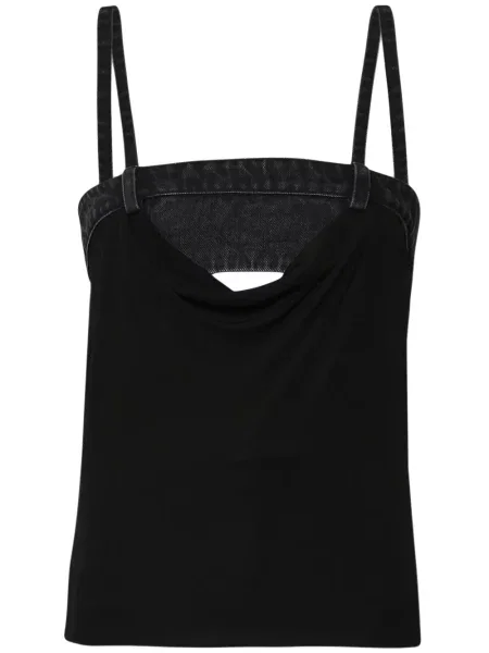 Sutien Christopher Esber drapat negru