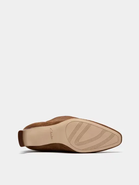 Шкіряні Чоботи Clarks коричневий
