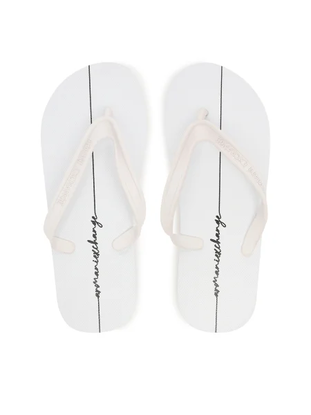 Papuci Armani Exchange alb