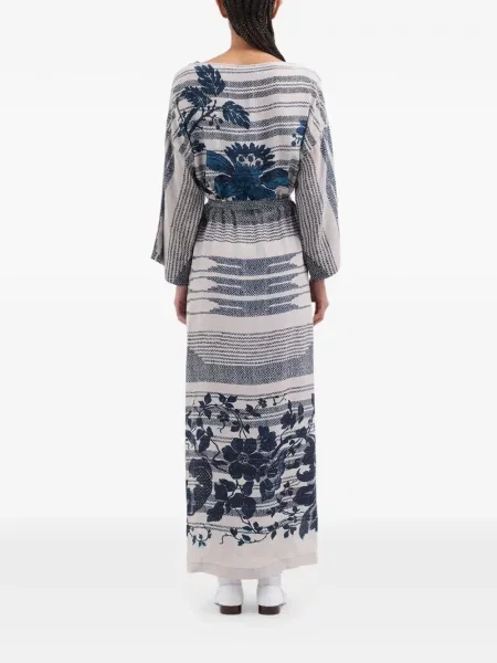 Rochie maxi Pierre-louis Mascia cu dungi de costum