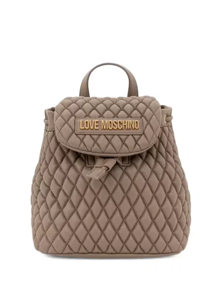 Matlasat rucsac Love Moschino cu autograf