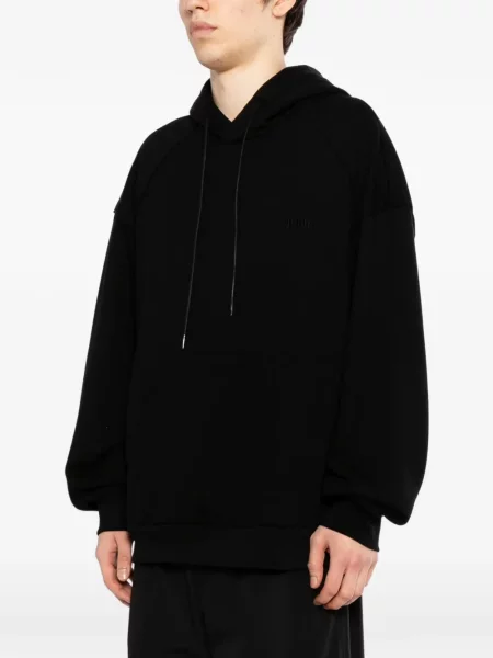 Stahovací šňůrka mikina s kapucí Juun.j s kapucí černá
