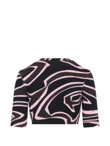 Cardigan Pucci cu imagine negru