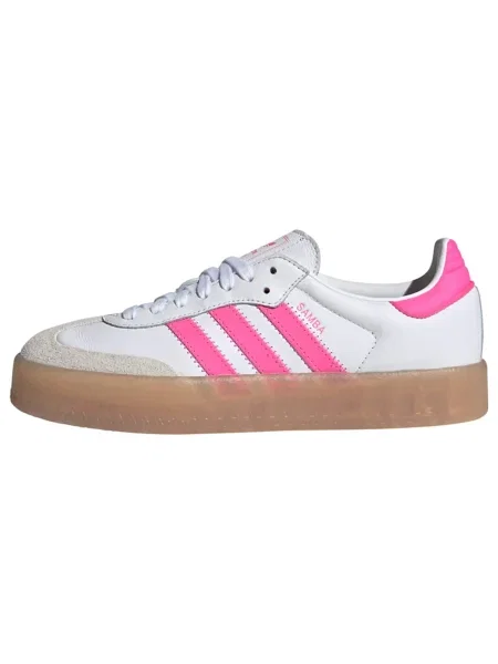 ADIDAS ORIGINALS Nízke tenisky Sambae sivá / ružová biela