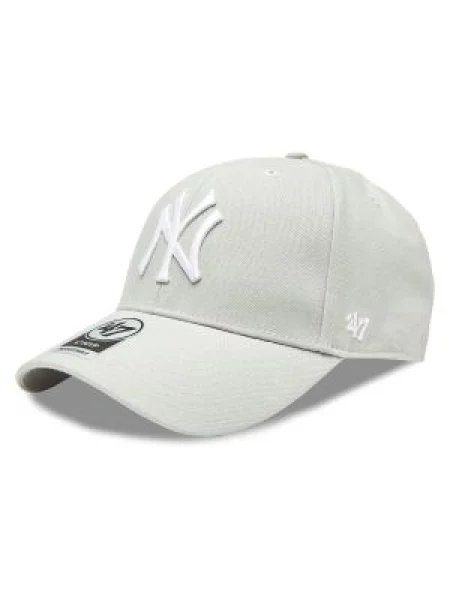 Kepurė su snapeliu 47 Brand MLB New York Yankees MVP SNAPBACK Grey balta