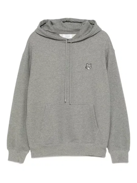 Hanorac cu glugă Maison Kitsune gri