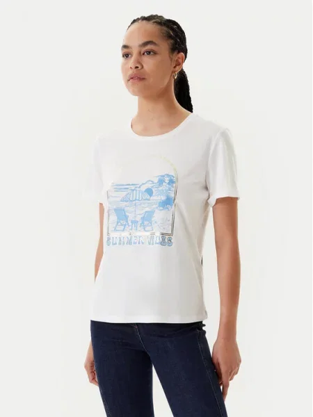 T-Shirt Morgan λευκό