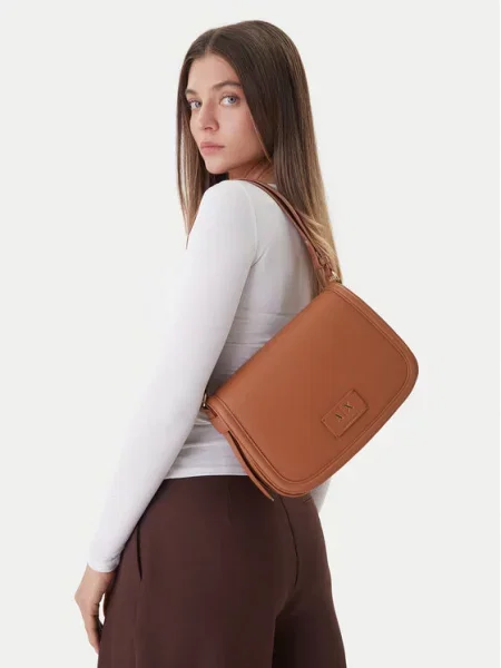 Torbica Armani Exchange smeđa