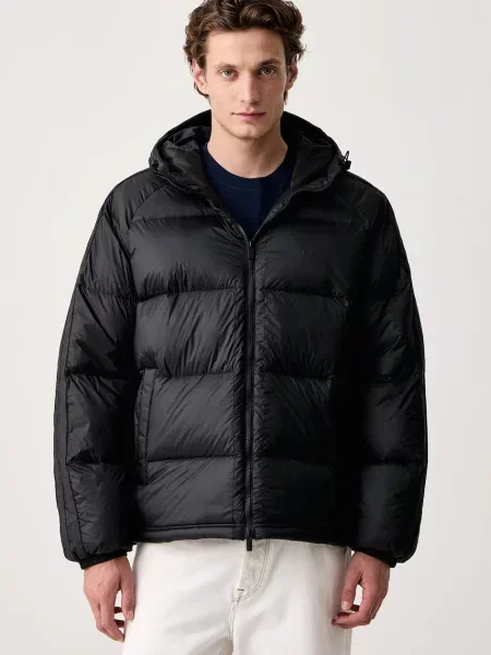 Adidas Originals geacă cu puf pentru bărbați Pertex negru