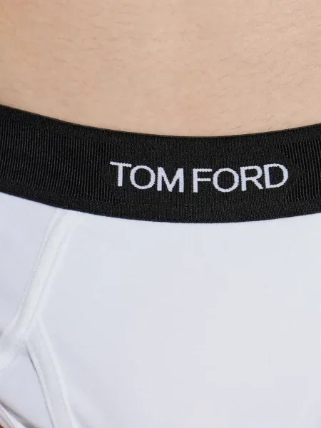 Chiloți multipac Tom Ford cu autograf alb