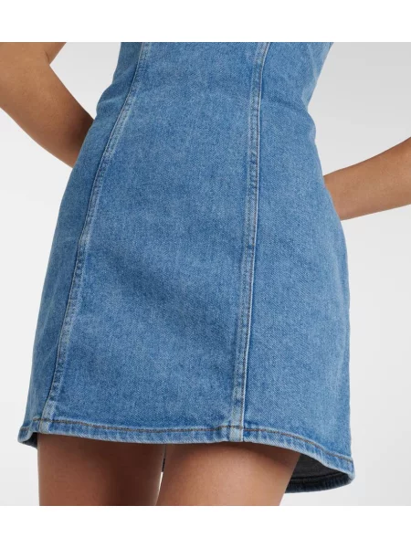 Rochie din denim Magda Butrym de costum albastru