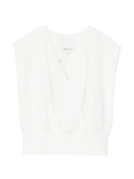 Top 3.1 Phillip Lim fără mâneci cu decolteu în V