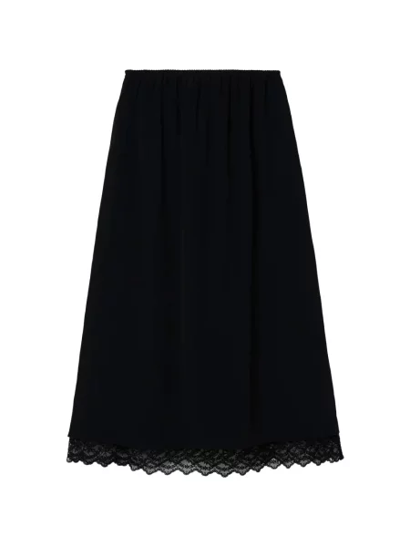Fustă Simone Rocha din dantelă negru
