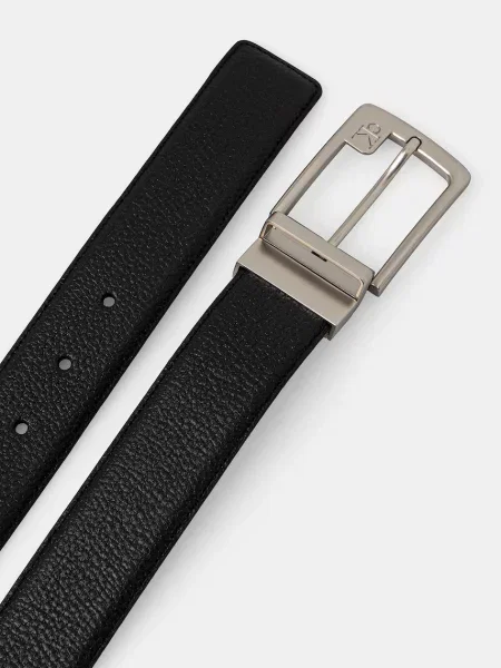 Calvin Klein skórzany dwustronny czarny