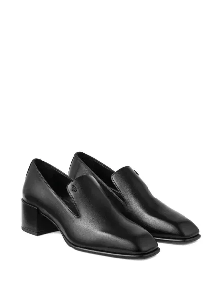 Pantofi loafer Jimmy Choo din piele negru