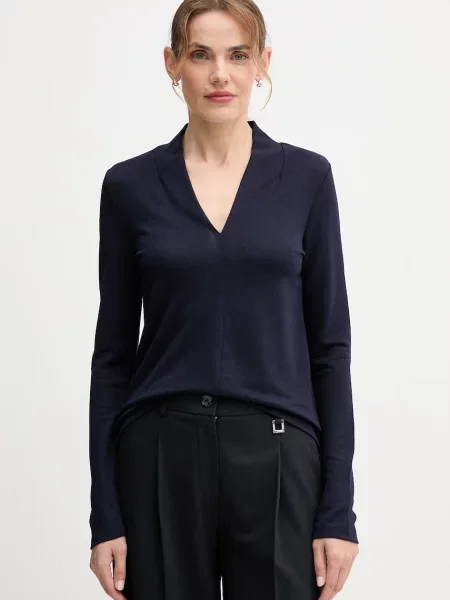 Majica United Colors of Benetton mornarsko modra