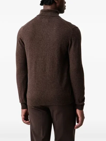 Dzianinowy sweter Lindbergh brązowy