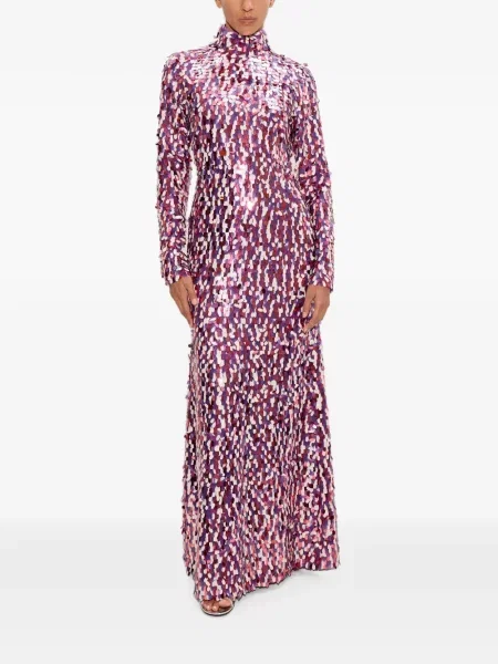 Rochie maxi Simon Miller cu paiete violet
