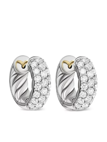 Cercei David Yurman argintiu