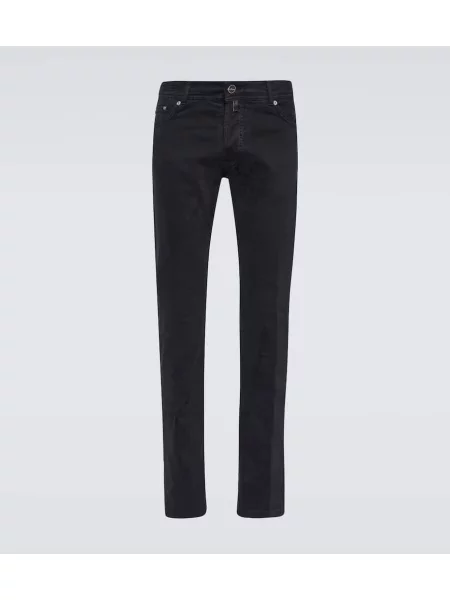 Blugi drepți Kiton negru