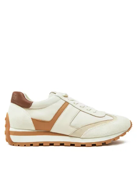 Sneakersy LAUREN RALPH LAUREN beżowe