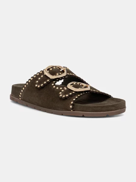 Замшевые шлепанцы Answear.lab