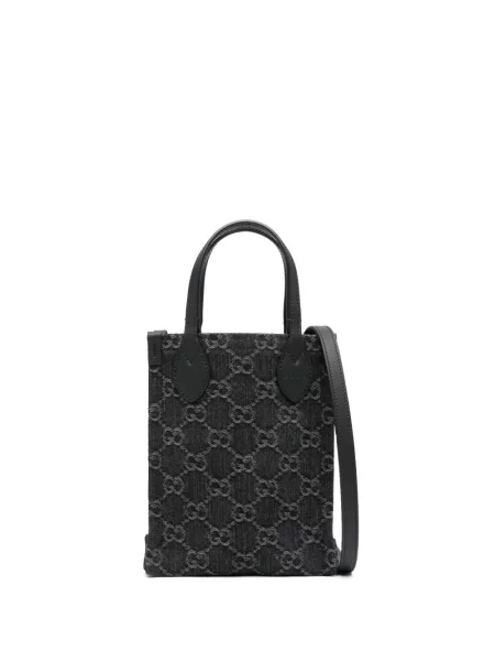Geantă shopper Gucci gri
