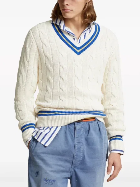 Lanena šilterica Polo Ralph Lauren s printom karirana žuta