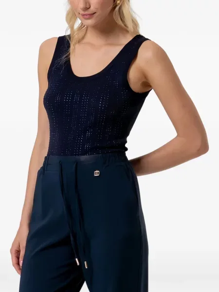 Pantaloni Fracomina cu cordon albastru