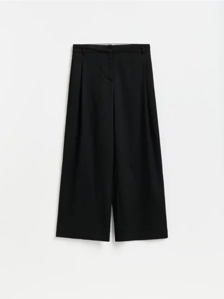 Reserved Pantaloni cu adaos de negru