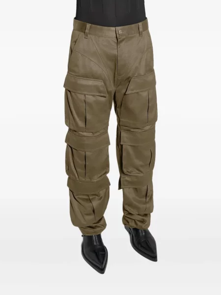 Pantaloni Mugler verde