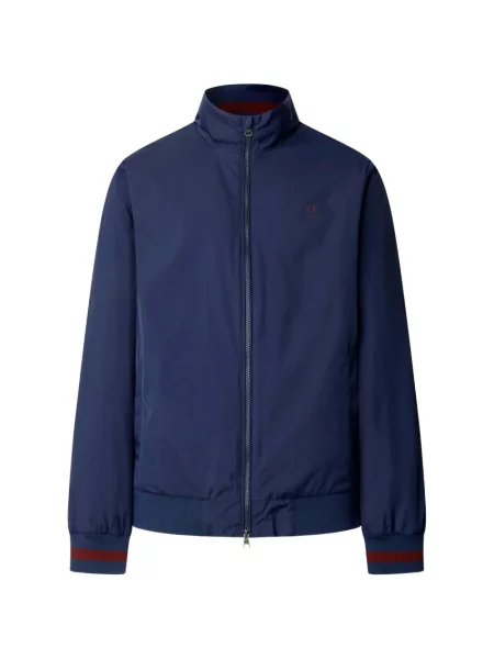 Geacă Hackett London cu broderie albastru