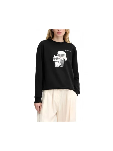 Karl Lagerfeld bluza z nadrukiem czarny
