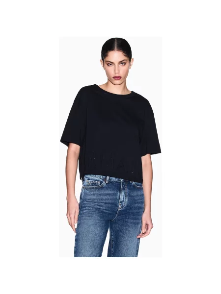 Decupat tricou Armani negru