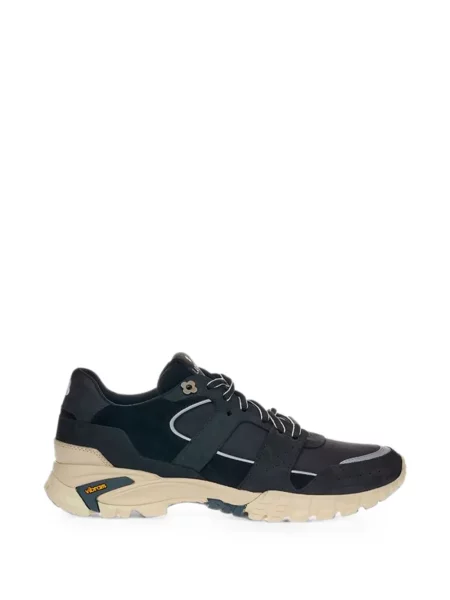 Sneakerși Lardini din piele de căprioară negru
