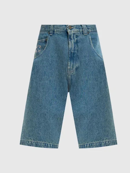 Джинсові бермуди Vetements блакитні