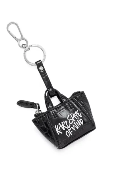Colier Karl Lagerfeld Jeans cu imagine negru