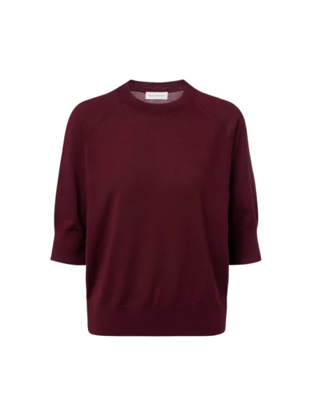 Sweter Dries Van Noten wełniany czerwony