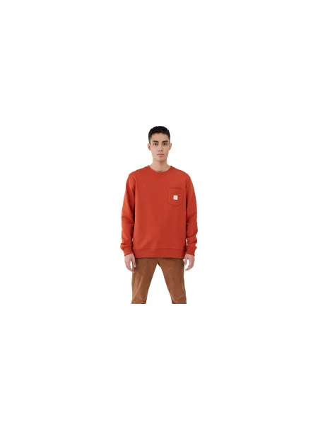 Makia Square Pocket Sweatshirt M Mężczyźni Bluzy i bluzy z kapturem Makia Size: XL czerwony