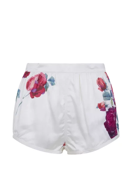 Pantaloni scurți N°21 cu model floral cu imagine alb