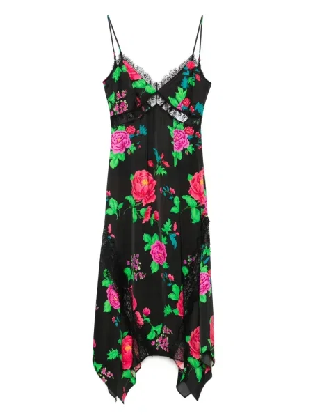 Rochie midi Nissa până la genunchi cu spatele deschis de costum negru