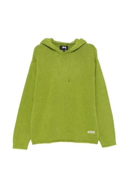 Hanorac cu glugă Stüssy cu autograf cu cordon verde