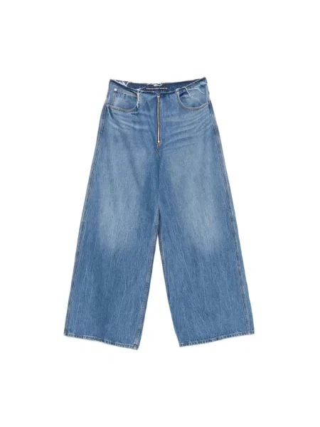 Szerokie jeansy Alexander Wang niebieskie